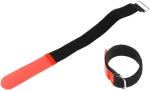Adam Hall VR 5050 Red - Δεματικό καλωδίων Velcro μήκους 50 cm