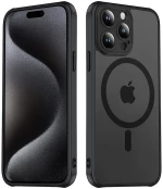 Hybrid Θήκη Σιλικόνης Με Magsafe & Metal Camera Lens Protection iPhone 12 Pro Max Μαύρη