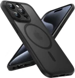 Hybrid Θήκη Σιλικόνης Με Magsafe & Metal Camera Lens Protection iPhone 12 Pro Max Μαύρη