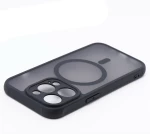 Hybrid Θήκη Σιλικόνης Με Magsafe & Metal Camera Lens Protection iPhone 12 Pro Max Μαύρη