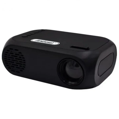 Andowl QHD100 Mini Προβολέας LED HD 800Lumens USB HDMI Μαύρο