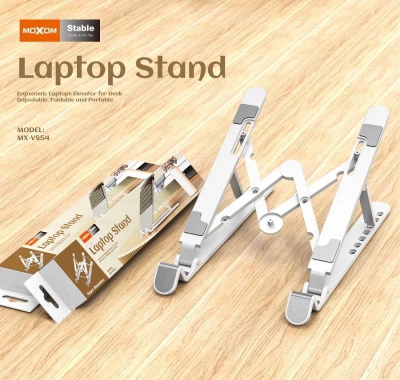Moxom MX-VS54 Φορητή Βάση για Laptop και Tablet 11 - 17 ιντσών Ασημί