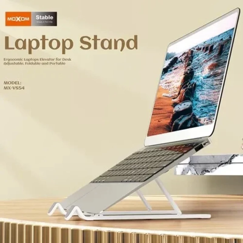 Moxom MX-VS54 Φορητή Βάση για Laptop και Tablet 11 - 17 ιντσών Ασημί