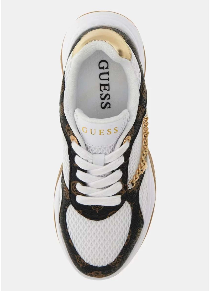 Guess FLPHARFAL12 Γυναικεία Sneakers Λευκά