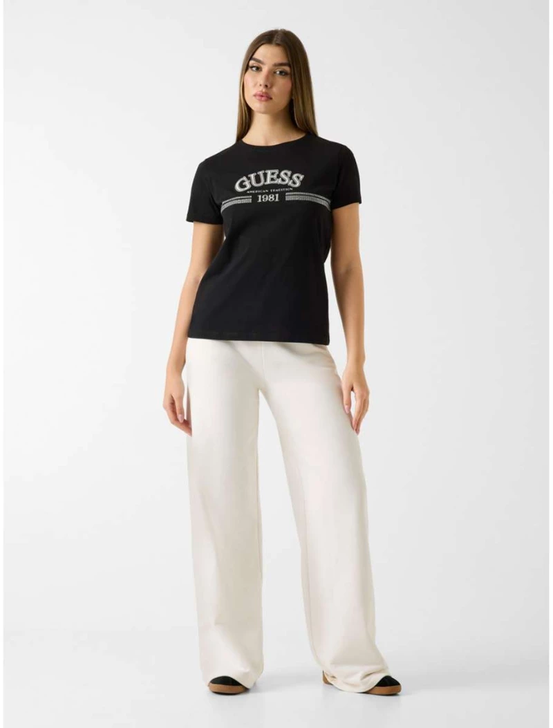 Guess V6RI16I3Z14 Γυναικείο T-shirt - Μαύρο