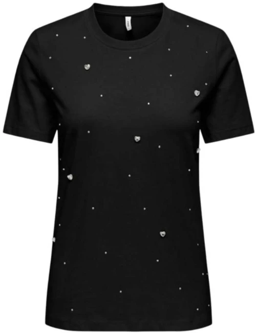Only 15368933 Γυναικείο T-shirt - Μαύρο