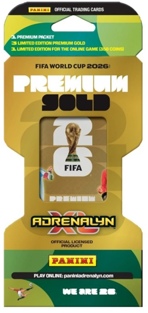PANINI FIFA WORLD CUP 2026 PREMIUM GOLD BLISTER 118236