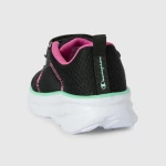 Champion Low Cut Παιδικά Sneakers Μαύρα με Ροζ Λεπτομέρειες