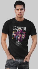 Led Zeppelin T-shirt - BLACK