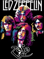 Led Zeppelin T-shirt - BLACK