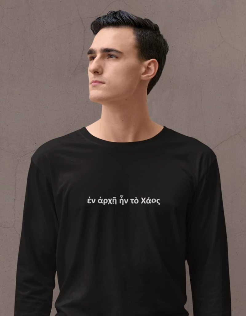 Chaos Μακρυμάνικο T-Shirt - WHITE