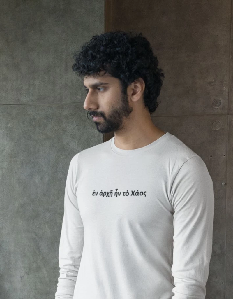 Chaos Μακρυμάνικο T-Shirt - WHITE