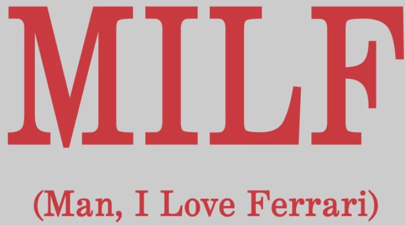 Man i love Ferrari | Hamilton | MILF Μακρυμάνικο T-Shirt - WHITE