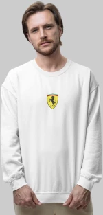 Leclerc x Ferrari Φούτερ - BLACK