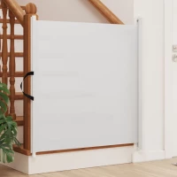 Πόρτα για Κατοικίδια Ανασυρόμενη Λευκό 117,5x125 εκ. Λευκό 4004130