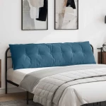 Μαξιλάρι Πλάτης Μπλε 180 x 50 εκ. Υφασμάτινο Κορντουρά Μπλε 42014932