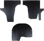 Πατάκι αυτοκινήτου 3 pcs Μαύρο VW T5 , T6 , για MULTIVAN Μαύρο 42029102