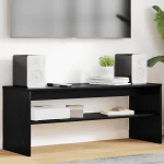 Ντουλάπι TV Μαύρη Οξυά 100 x 35 x 40 εκ Επεξεργασμένο ξύλο Μαύρο 8000309