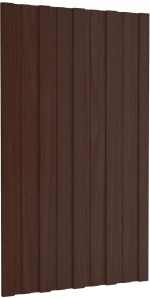 Πάνελ οροφής 36 pcs Καφέ 80 x 45 cm Γαλβανισμένος χάλυβας Καφέ 42047116