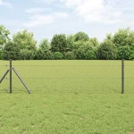 Φράχτης Εξαγώνου Γκρι 0,8 x 10 m PVC Γκρι 42005491