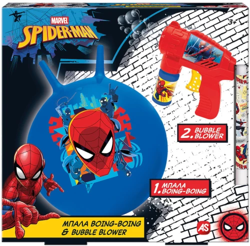 ΠΑΙΧΝΙΔΟΛΑΜΠΑΔΑ BOING AND BUBBLE GUN SPIDER-ΜΑΝ- 1500-15768