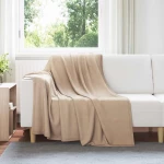 Ριχτάρια 24 pcs Καμηλοπάρδαλη 200 x 150 cm Μαλλί Καφέ 42017090