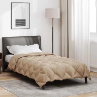 Χειμερινό Παπλωματοθήκη Taupe 200 x 155 εκ Μικροΐνες Taupe 42025694