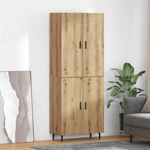 Highboard Artisan Oak 69,5 x 34 x 180 εκ. Καφέ 3415876