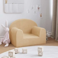 Παιδικός καναπές Cream Soft Plush Κρεμ 357007