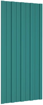 Πάνελ οροφής 12 pcs Πράσινο 100 x 45 cm Γαλβανισμένος χάλυβας Πράσινο 42047121