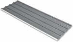 Πάνελ οροφής 12 pcs Γκρι 129 x 45 εκ. Γαλβανισμένος χάλυβας Γκρι 42047046