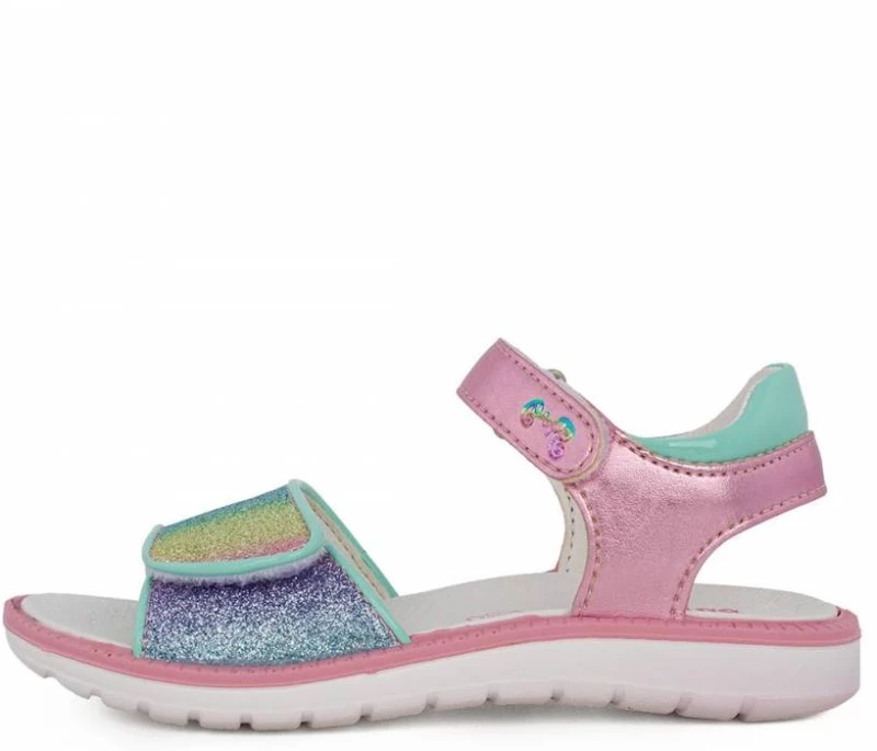 PRIMIGI SANDAL GIRLS GLITTER LAMINAT/ IRI 1385199 CHIFFON/MULTICO