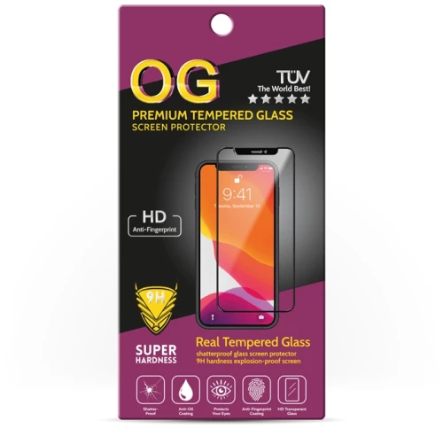 OG Tempered Glass for Xiaomi Redmi 12C Black