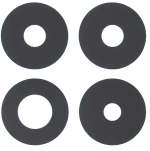Back Camera Lens for Xiaomi Redmi Note 14 Pro 4G Black OEM 4pcs in one set