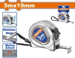 Μετροταινία μεταλλική 5m x 19mm ανοξείδωτη WADFOW WMT4420
