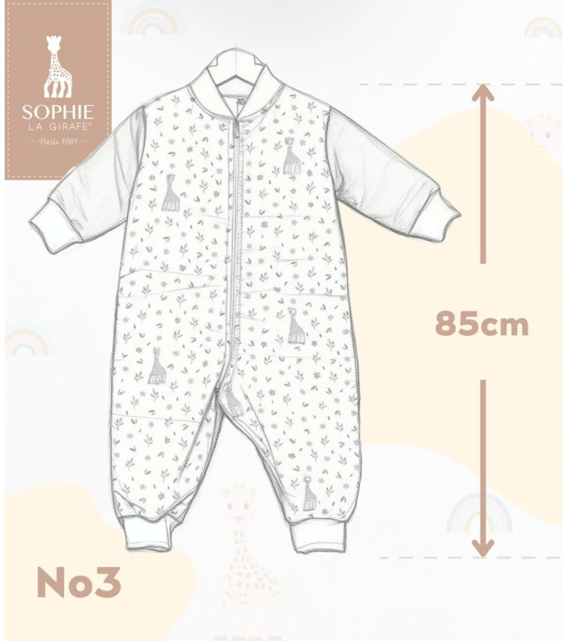 Υπνοφόρμα Νο3 85cm 2.5 Tog - Des. 503 SOPHIE LA GIRAFE