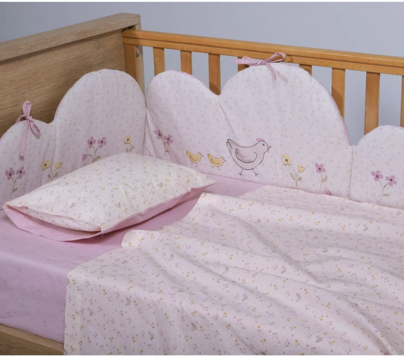 Πάντα Κούνιας Nef-Nef Cute & Sweet Ecru 60+67+60x40