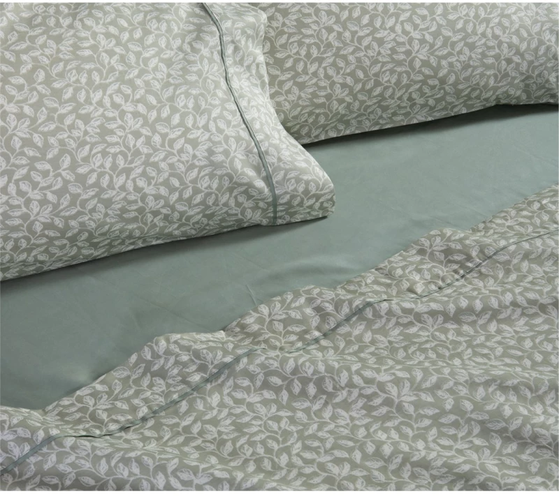 Σετ Σεντόνια King Size 4 Τεμαχίων Nef-Nef Calming Sage Green 270x280