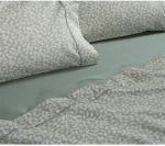 Σετ Σεντόνια King Size 4 Τεμαχίων Nef-Nef Calming Sage Green 270x280