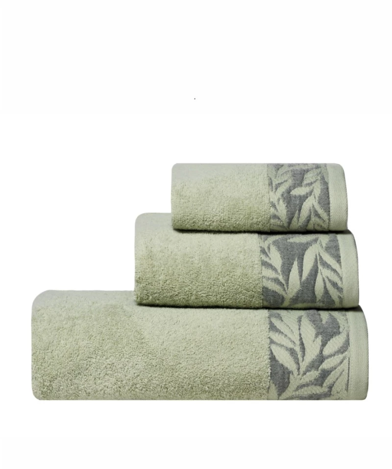 Σετ Πετσέτες 3 Τεμαχίων Kentia Samara 10 Grenn 70x140,50x90,30x50