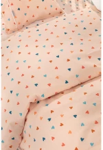 Σετ Σεντόνια Κούνιας Guy Laroche Bebe Amore Salmon 115x170