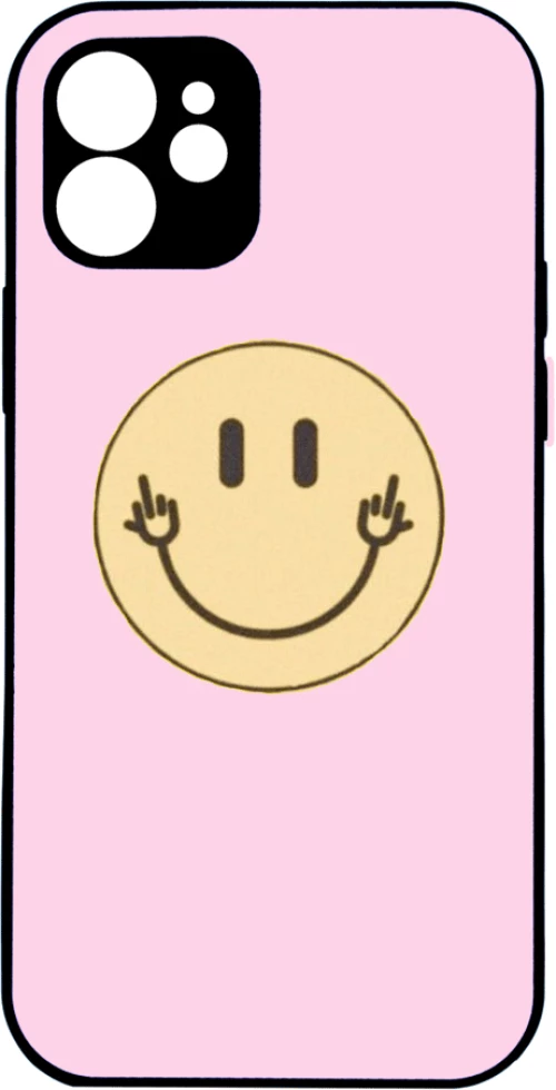 Smile face pink - iPhone 12