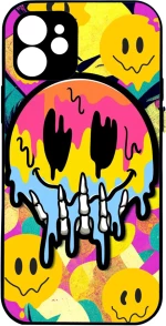 Colorful melted emoji - iphone-xr-hard