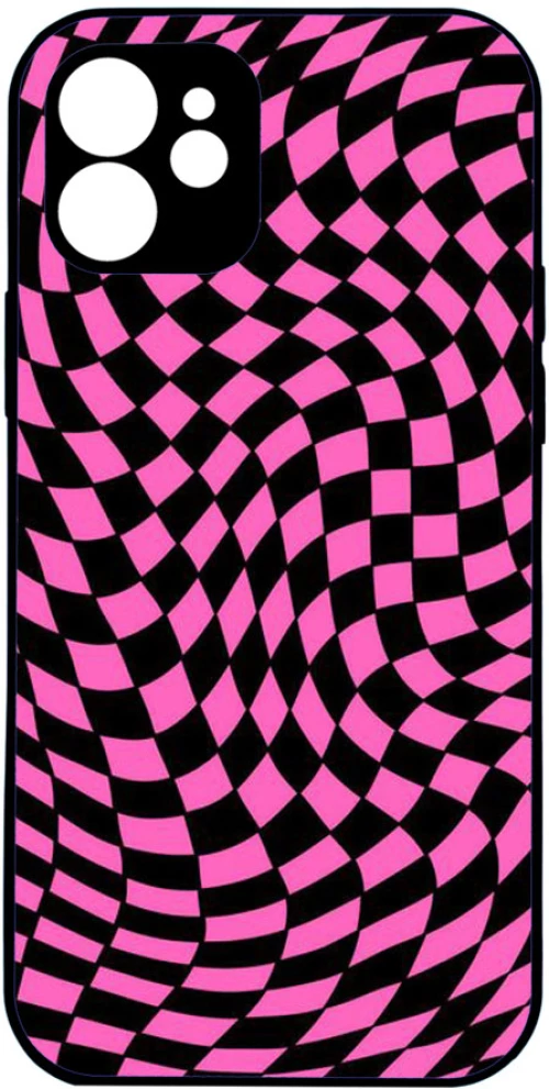 Black and Pink Pattern - iPhone 13 Pro Max