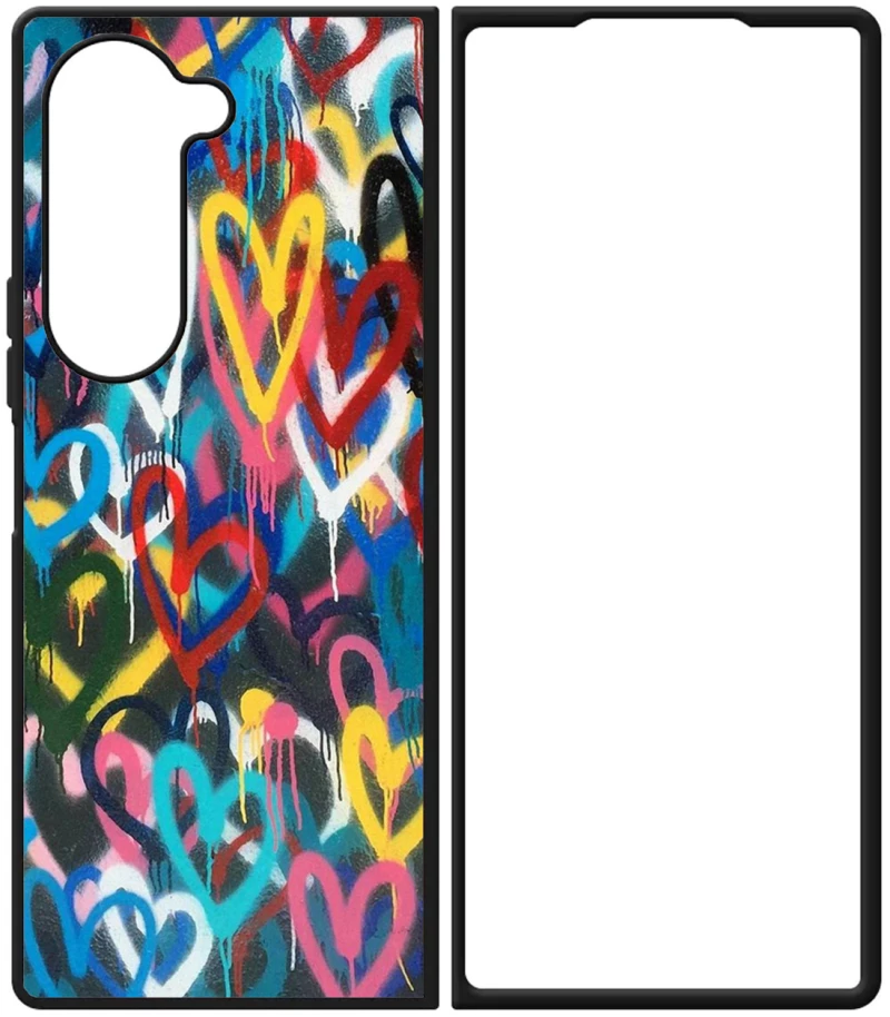 Colorful Hearts - Samsung Galaxy Z Fold 5