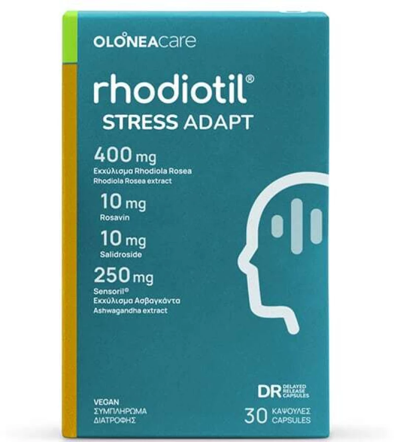RHODIOTIL Για Τη Διαχείριση Του Άγχους 30 Κάψουλες