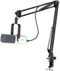 Fifine Gaming microphone AM8TW with boom arm (white)