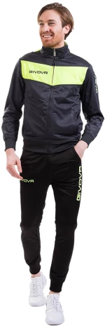 GIVOVA GIVOVA TUTA VISA BLK/YEL FL TR018F-1019