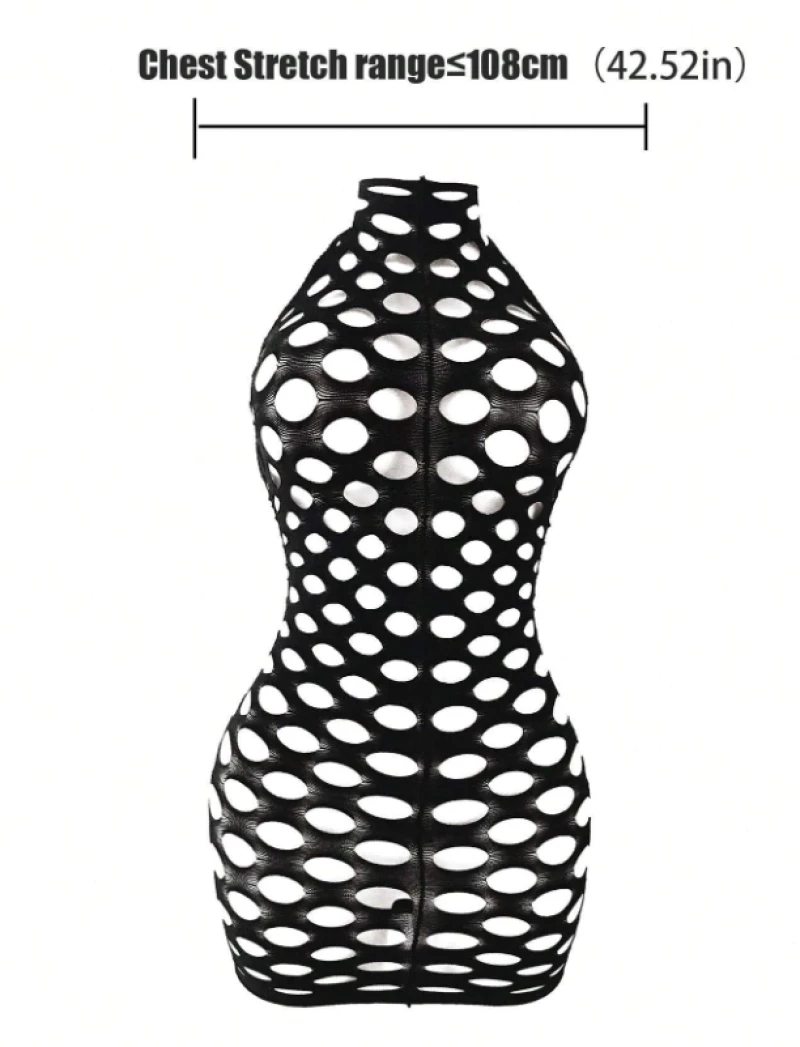 Φόρεμα Halter Sisi Μαύρο