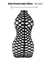 Φόρεμα Halter Sisi Μαύρο